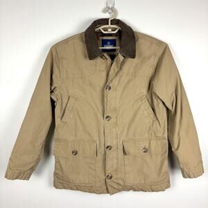 Old Navy Workman Jacket Barn Coat Craigs Castle Flannel Large utility 329852